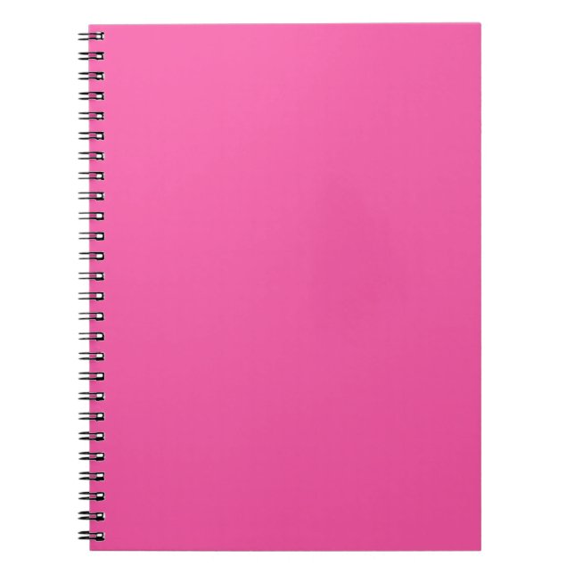 Cuaderno Rosa rosa intenso y claro (Frente)