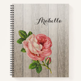 Cuaderno Rosa Rosa Rosa Rosa Rosa Rosa Rústica De Madera Rú
