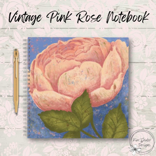 Cuaderno Rosa rosa vintage (Subido por el creador)