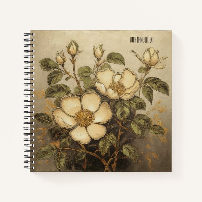 Cuaderno Rosa Silvestre y Maravillas del Bosque  (Anverso)
