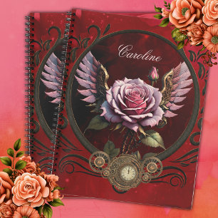 Cuaderno Rosa Steampunk