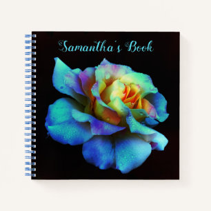 Cuaderno Rosa turquesa de tie-dyed