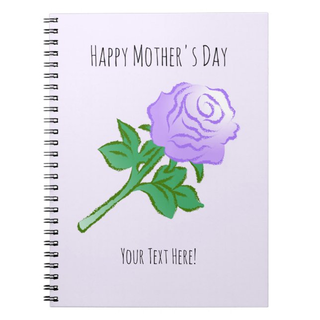 Cuaderno Rosa Violeta Elegante (Frente)