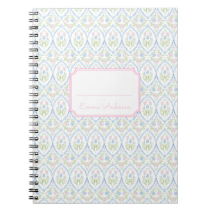 Cuaderno Rosa y Azul Floral Grandmillennial