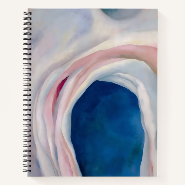 Cuaderno Rosa y azul musical por O'Keeffe (Anverso)