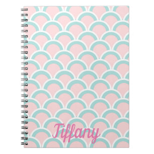 Cuaderno Rosa y verde bonito