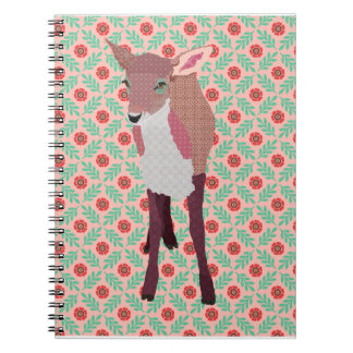 Cuaderno rosado del cervatillo