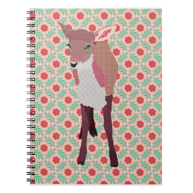 Cuaderno rosado del cervatillo (Frente)