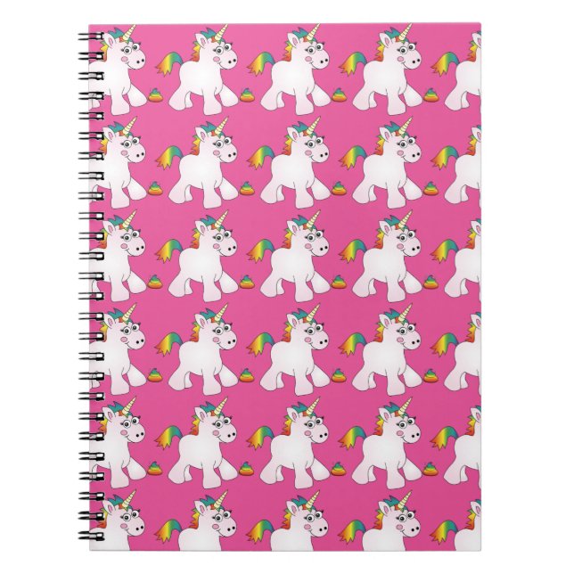 Cuaderno rosado del impulso del arco iris del (Frente)