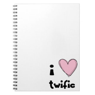 CUADERNO rosado twific I <3
