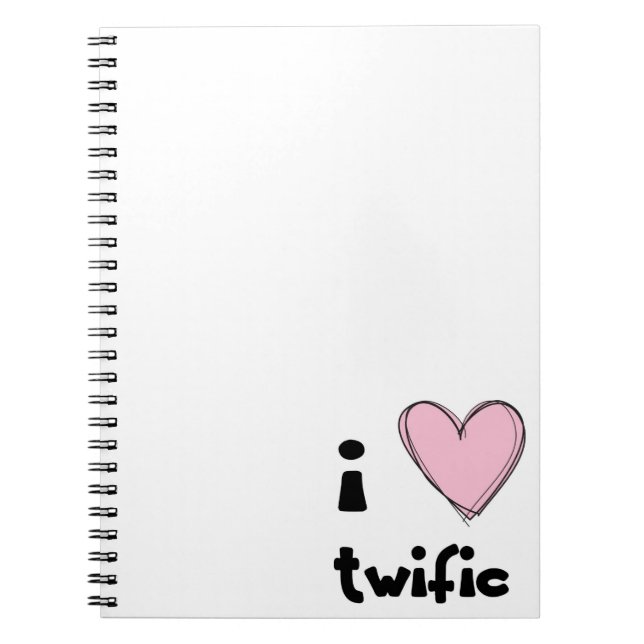 CUADERNO rosado twific I <3 (Frente)