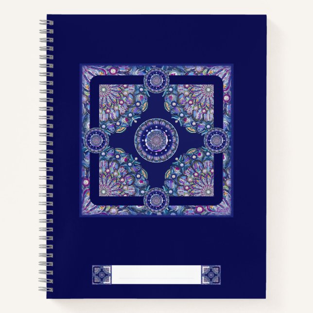 Cuaderno Rosario azul (Anverso)