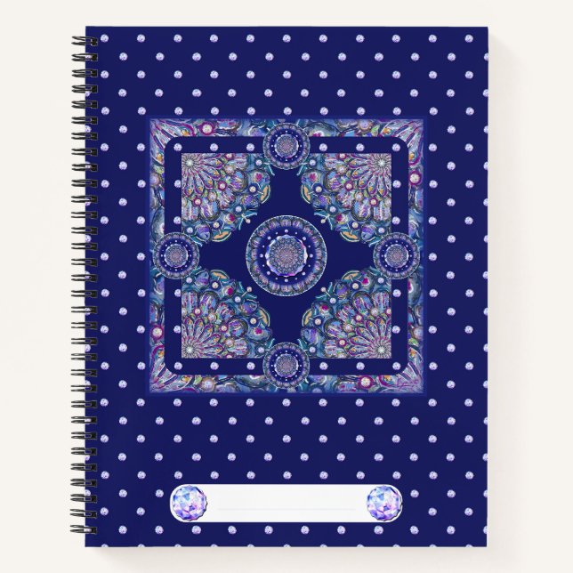 Cuaderno Rosario azul (Anverso)