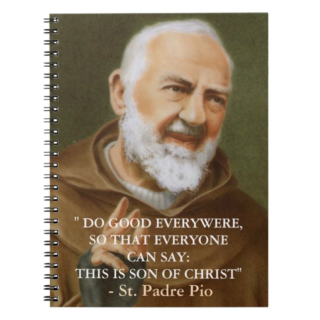 Cuaderno Rosario de estímulo de bloc de notas (Frente)