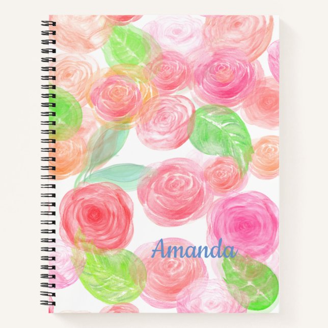 Cuaderno Rosas Airy (Anverso)