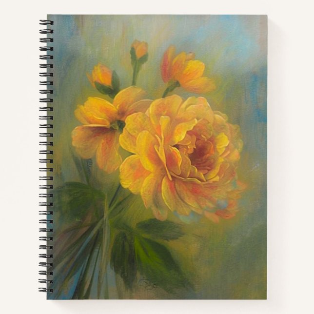 Cuaderno Rosas amarillas (Anverso)