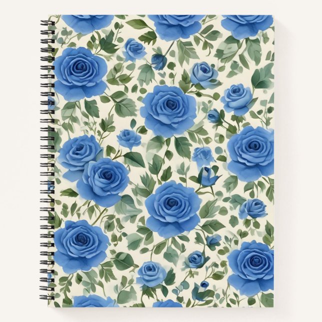 Cuaderno Rosas Azules (Anverso)