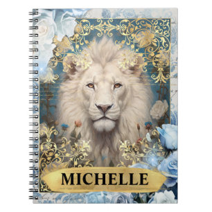 Cuaderno Rosas Azules Románticas y Fantasía de León