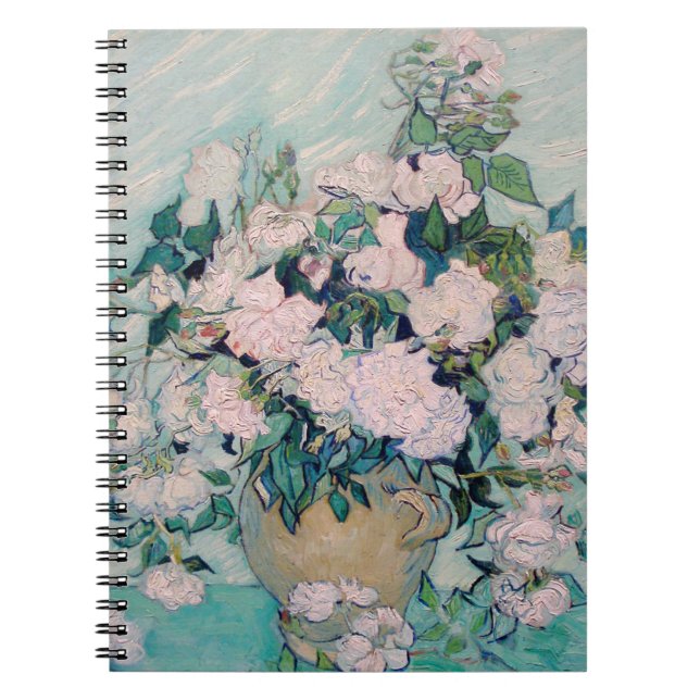 Cuaderno Rosas blancas-1890-Vincent van Gogh (Frente)
