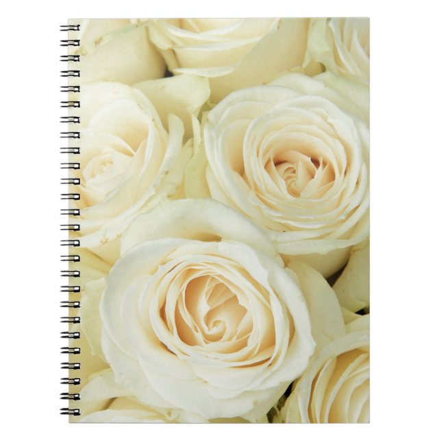 Cuaderno Rosas blancos por Therosegarden (Frente)