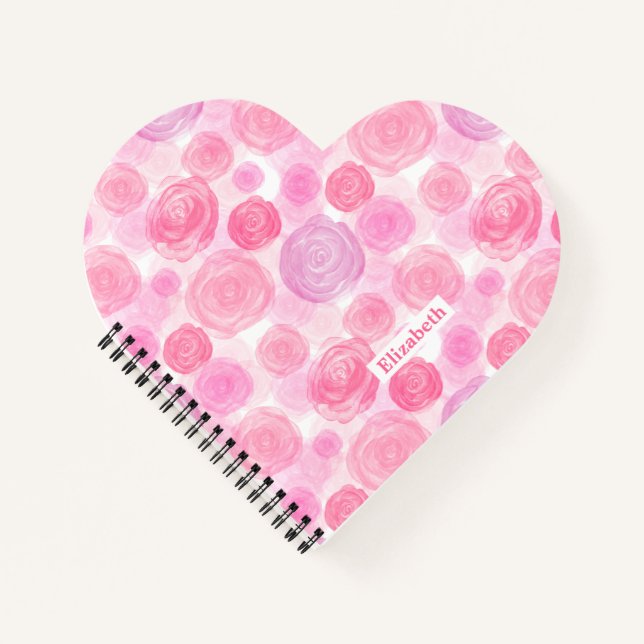 Cuaderno Rosas de acuarela (Anverso)