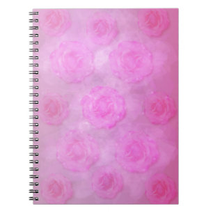 Cuaderno Rosas de acuarela PINK