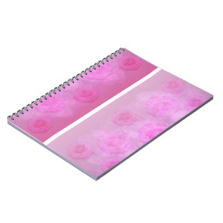 Cuaderno Rosas de acuarela romántica PINK