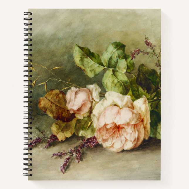 Cuaderno Rosas de época de Margaretha Roosenboom (Anverso)