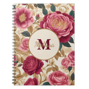 Cuaderno Rosas de Jardín Opulento