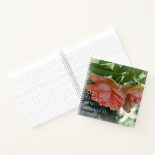 Cuaderno Rosas de mensajería