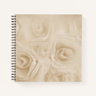 Cuaderno Rosas de papel Sepia