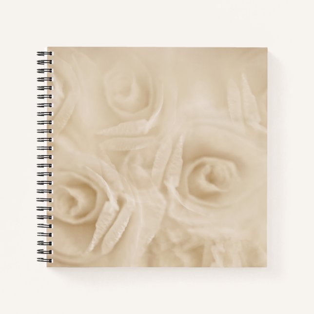 Cuaderno Rosas de papel Sepia (Anverso)