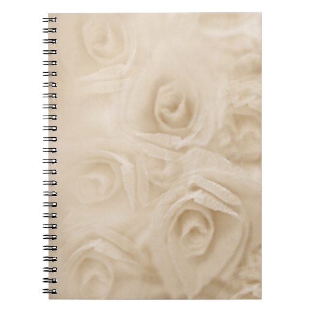 Cuaderno Rosas de papel Sepia (Frente)