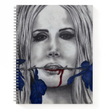 Rosas de sangre Vampira Mujer Gótico Horror Fantas