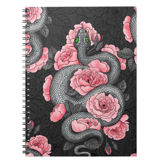 Cuaderno Rosas de serpientes y melocotones (Frente)