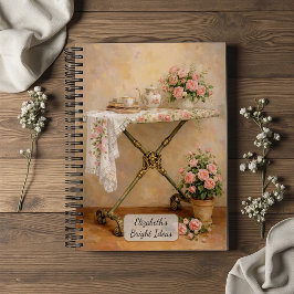 Cuaderno Rosas de tabla de planchar Shabby Chic