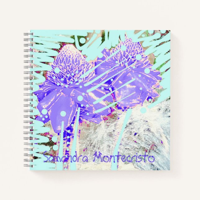 Cuaderno Rosas del Agua Azul Mágico (Anverso)