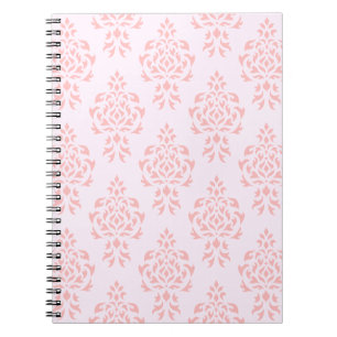 Cuaderno Rosas del modelo de la repetición del damasco del