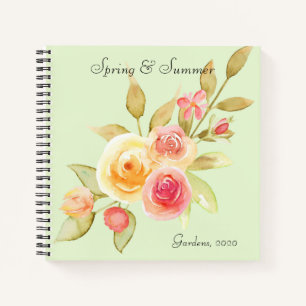 Cuaderno Rosas del Watercolor Cottage Garden