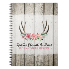 Cuaderno Rosas elegantes lamentables y madera de las astas
