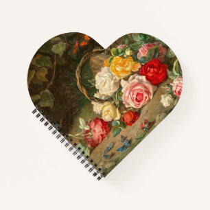 Cuaderno Rosas en una canasta - Josef Neugebauer