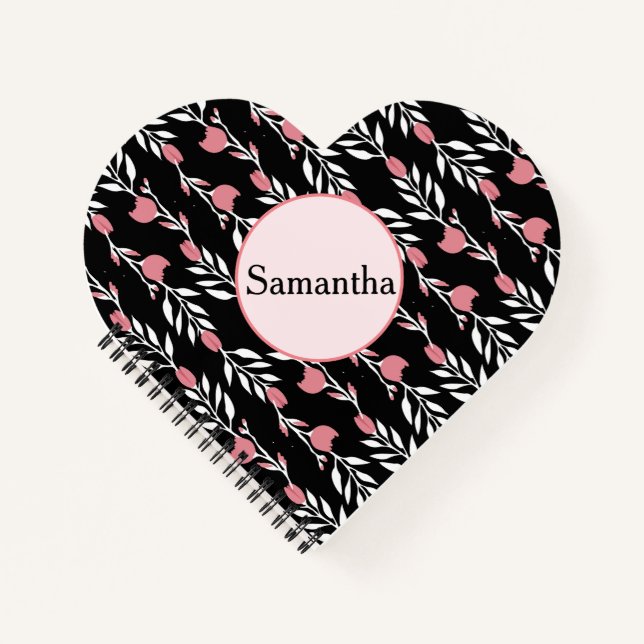 Cuaderno Rosas florales de bonito (Anverso)