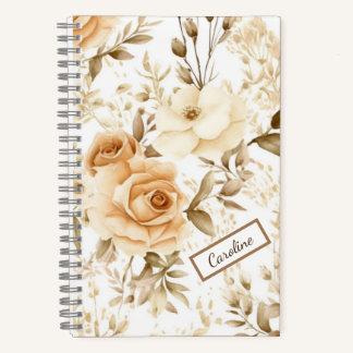 Cuaderno Rosas modernos neutrales