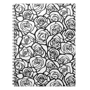 Cuaderno Rosas negras y blancas de Girly Vintage