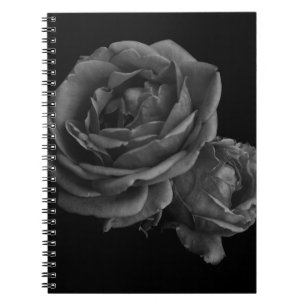 Cuaderno Rosas negros góticos