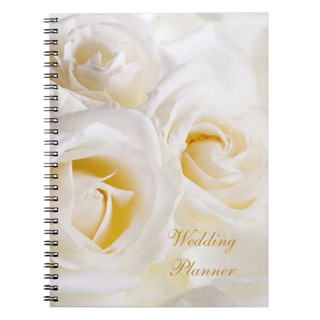 Cuaderno Rosas poner crema blancos que casan al (Frente)