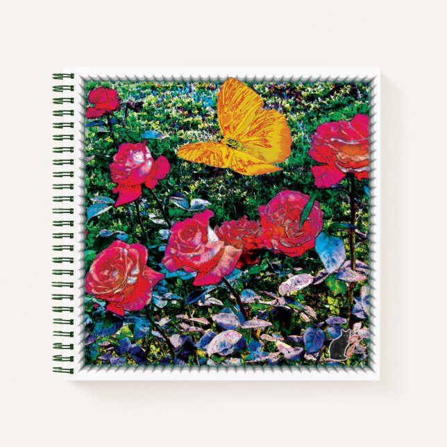 Cuaderno Rosas Rojas Rosas Rojas  (Anverso)