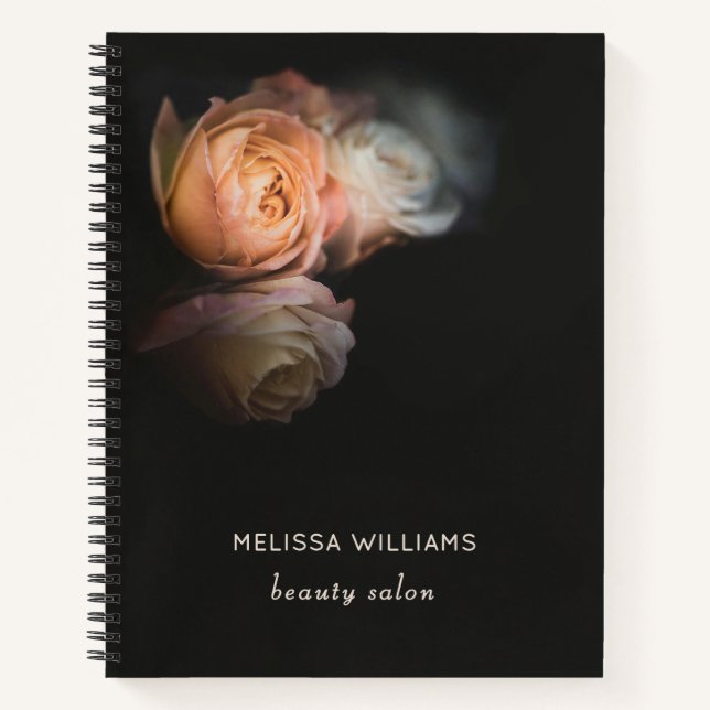 Cuaderno Rosas Románticas Oscuras (Anverso)