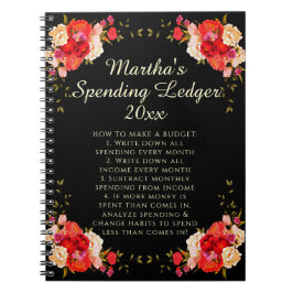 Cuaderno Rosas románticos que gastan en principiantes de pr