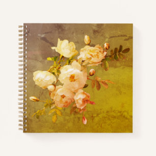 Cuaderno Rosas Románticos Vintage